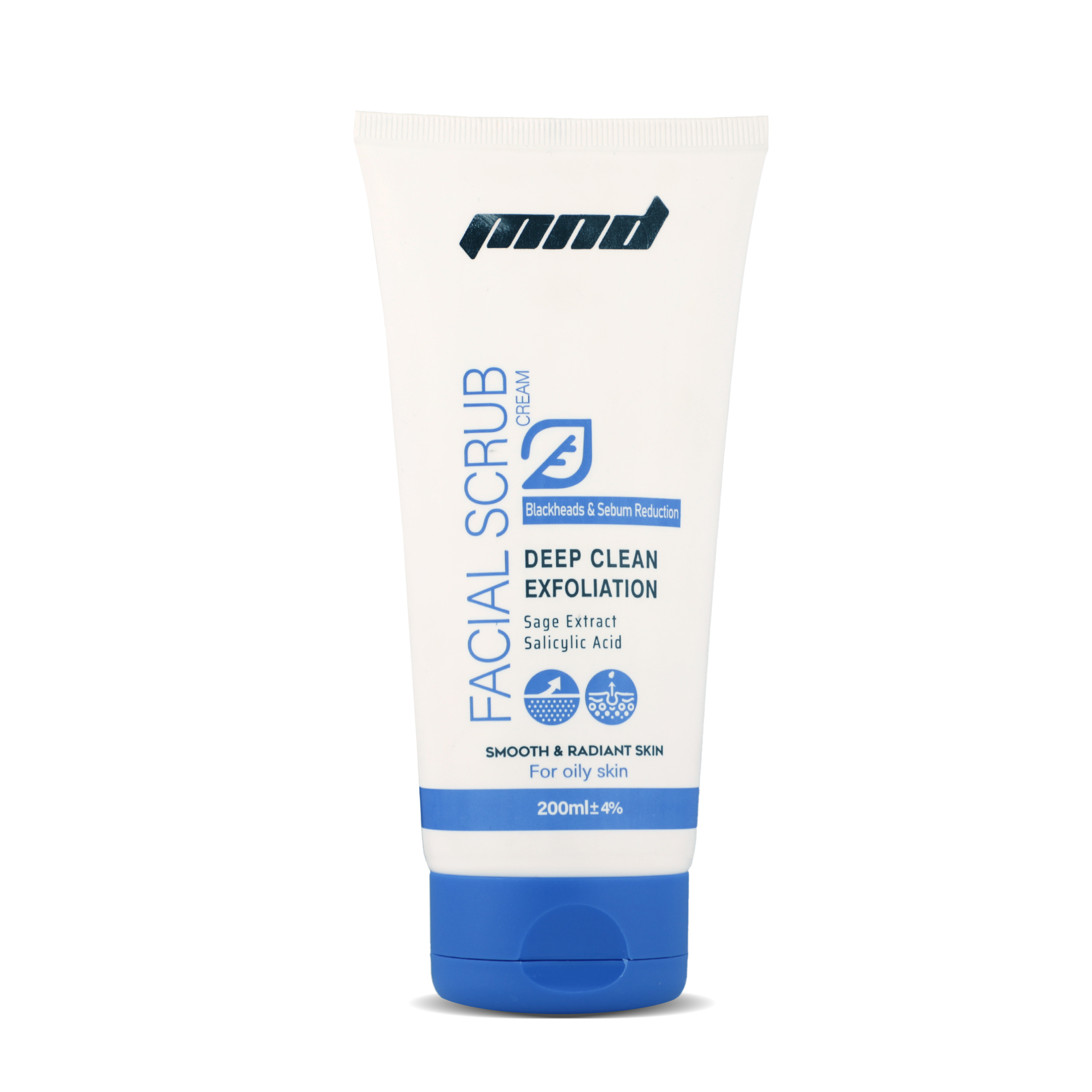 16872634114801 کرم اسکراب صورت ام ان دی پوست چرب