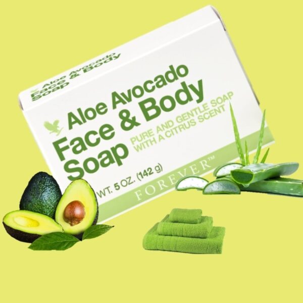 aloe_avocado_face2-600x600 صابون صورت و بدن آووکادو فوراور