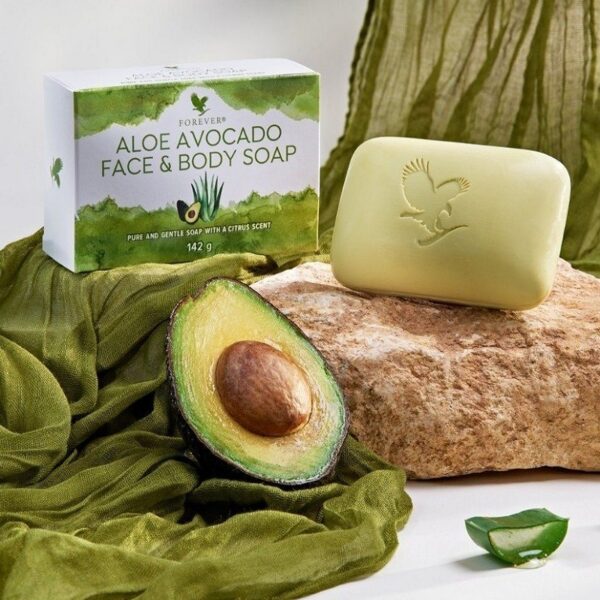 aloe_avocado_face3-600x600 صابون صورت و بدن آووکادو فوراور