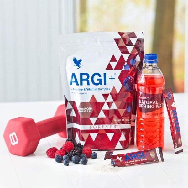 Version 1.0.0 آرجی پلاس فوراور Forever Argi Plus مکمل ال آرژنین حاوی ویتامینها و عصاره میوهها بسته ۳۰ ساشهای